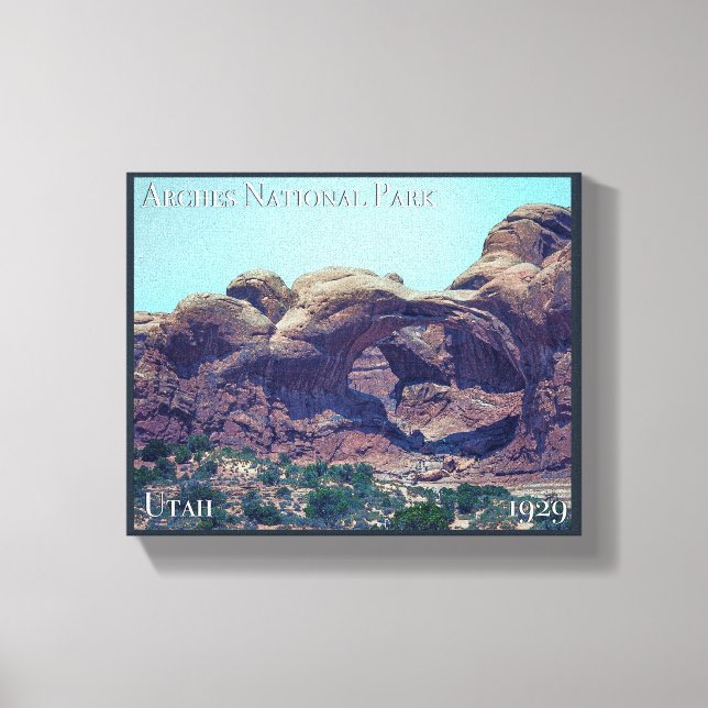 Arches Nationalpark Poster Leinwanddruck (Vorderseite)