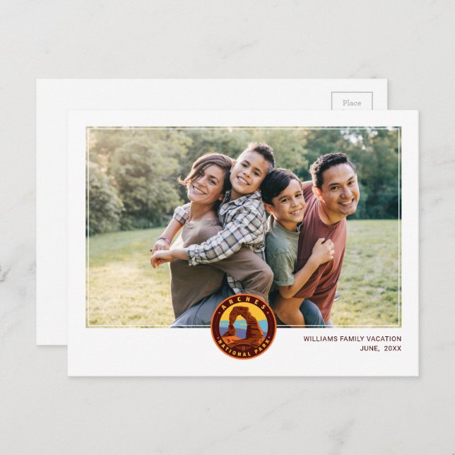 Arches Nationalpark Postkarte (Vorne/Hinten)