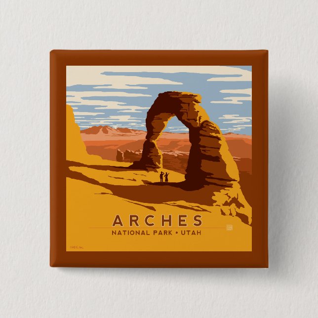 Arches Nationalpark | Utah Button (Vorderseite)