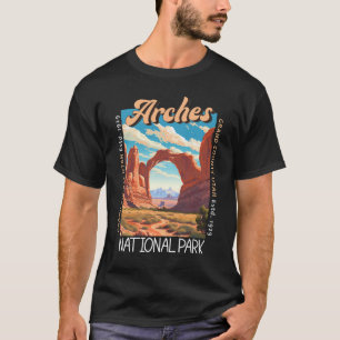 Arches Nationalpark Utah Distressed T-Shirt