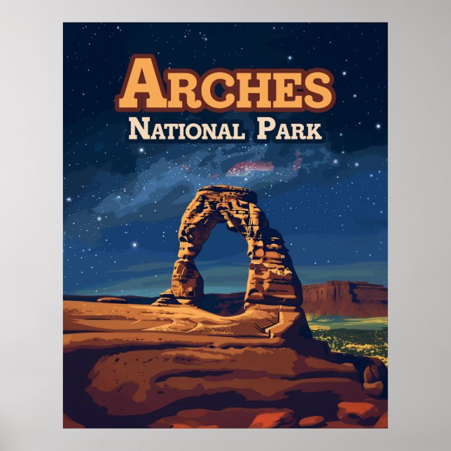 Arches Nationalpark Utah Fantastische Bergwelten Poster (Vorne)