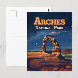 Arches Nationalpark Utah Fantastische Bergwelten Postkarte