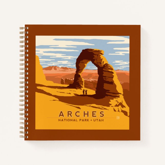 Arches Nationalpark | Utah Notizbuch (Vorderseite)