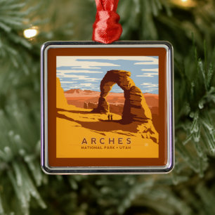 Arches Nationalpark   Utah Ornament Aus Metall