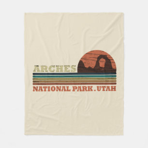 Arches Nationalpark Utah Vintager Parkplatz Fleecedecke