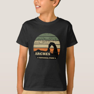 Arches Nationalpark Utah Vintager Parkplatz T-Shirt