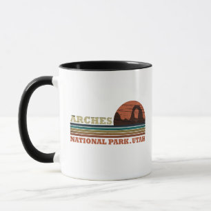 Arches Nationalpark Utah Vintager Parkplatz Tasse
