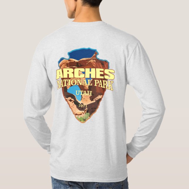 Arches NP (Pfeilspitzen) T-Shirt (Rückseite)