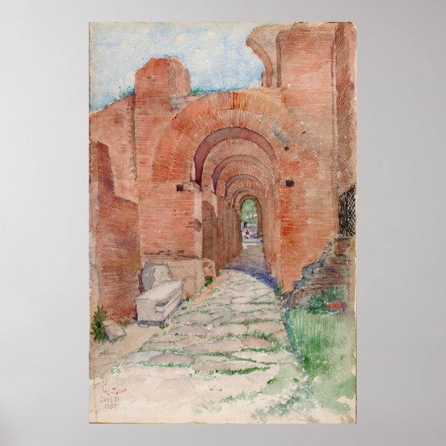 Arches of Palace of Nero (1933) Cass Gilbert Poster (Vorne)