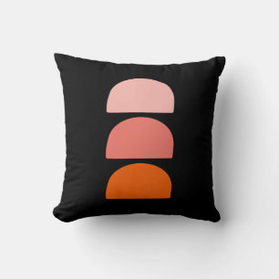Arches Pink Coral Orange Throw Kissen