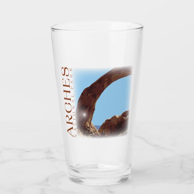 Arches Pint Glass, Nationalpark Tumbler (Vorderseite)