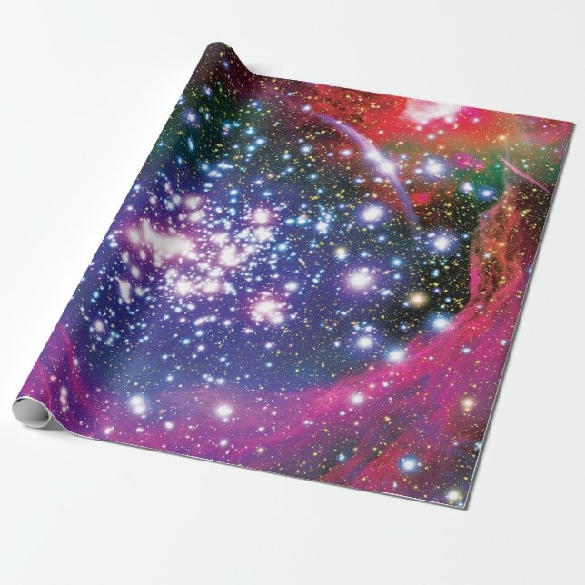Arches Star Cluster Colorful Artist Impression Geschenkpapier (Ungerollt)