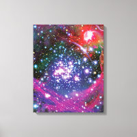 Arches Star Cluster Colorful Artist Impression