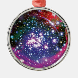 Arches Star Cluster Colorful Artist Impression Ornament Aus Metall