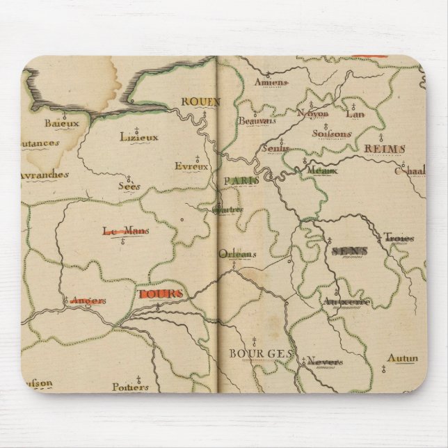 Archevechez, Evechez, Frankreich 2 Mousepad (Vorne)