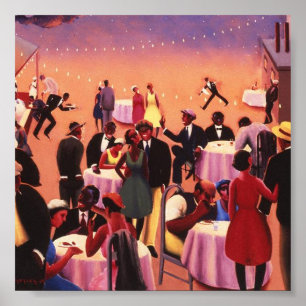 Archibald Motley Art Deco Poster