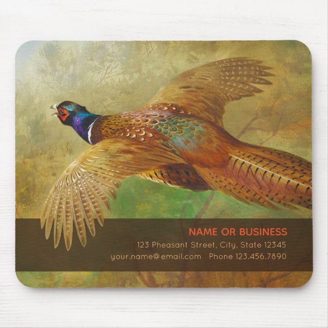 Archibald Thorburn Fliegenfasan fördernd Mousepad (Vorne)