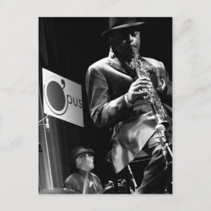 Archie Shepp 2 von P. Baud Banlieues Bleues 2010 Postkarte