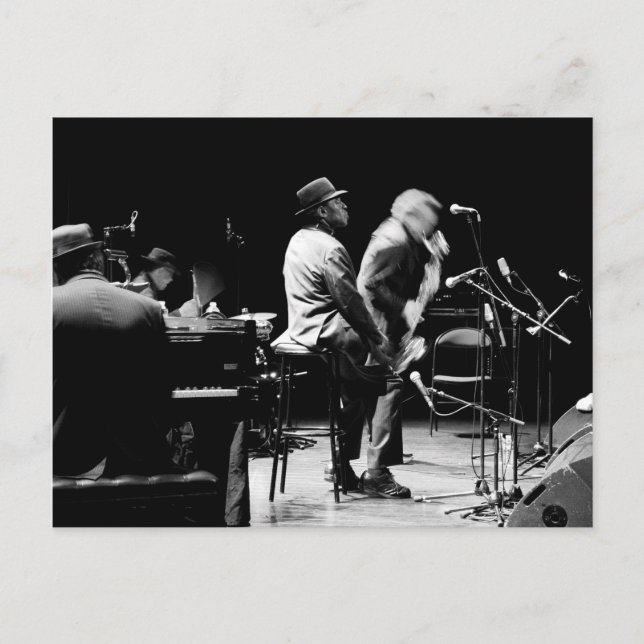 Archie Shepp Denis Colin 5 Banlieues Bleues 2010 Postkarte (Vorderseite)