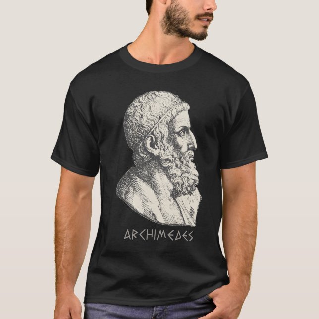 Archimedes-Altgriechische-Philosoph T-Shirt (Vorderseite)