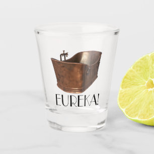 Archimedes Bathtub Shot Glass Schnapsglas