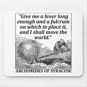 Archimedes-Hebel Mousepad