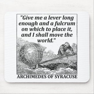 Archimedes-Hebel Mousepad