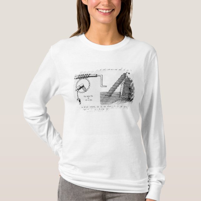 Archimedes-Schraube T-Shirt (Vorderseite)