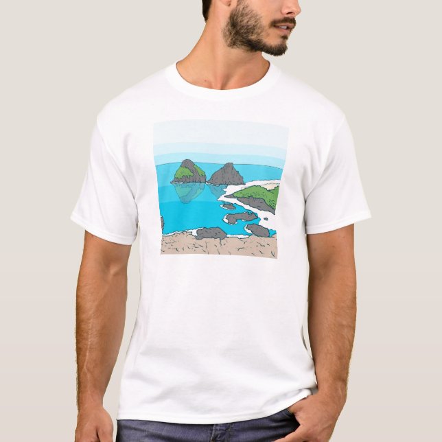 Archipel von Fernando de Noronha - Brasilien T-Shirt (Vorderseite)