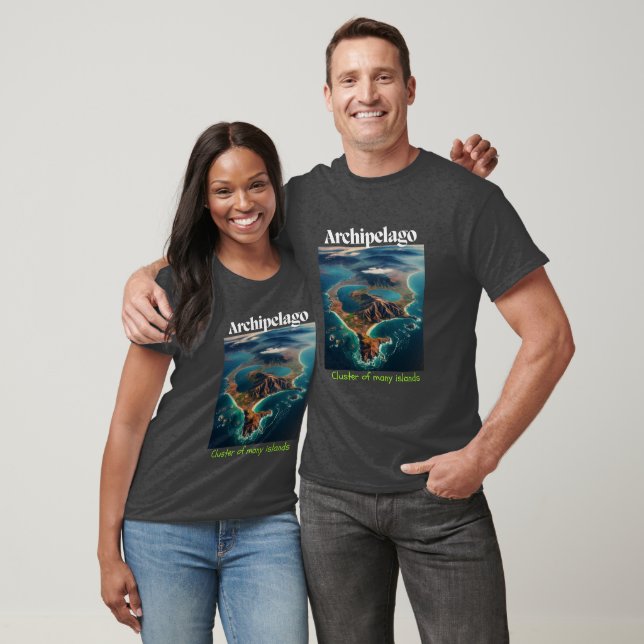 Archipelagecluster Holzkohleheizkörper-T - Shirt (Unisex)