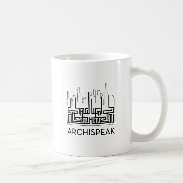 Archispeak Kaffee-Tasse Kaffeetasse (Rechts)