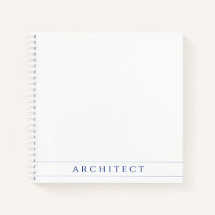 ARCHITECT 8,5" quadratisches Spiralnotizbuch / Mar Notizbuch