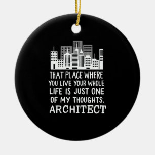 Architect Definition Keramik Ornament