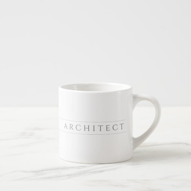 ARCHITECT Espresso Cup / Grau Espressotasse (Rechts)