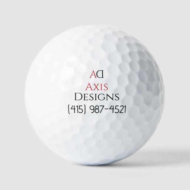 Architect Golf Ball | Blueprint Branding (Vorderseite)