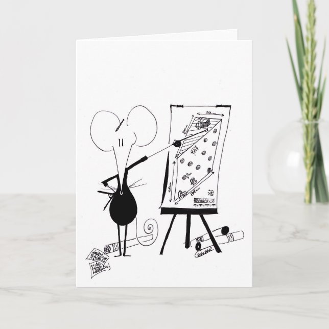 Architect Grußkarte Karte (Vorderseite)