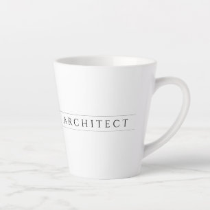 ARCHITECT Latte-Mug / Schwarz Milchtasse