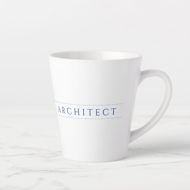 ARCHITECT Latte Tasse / Navy Blau (Rechts)