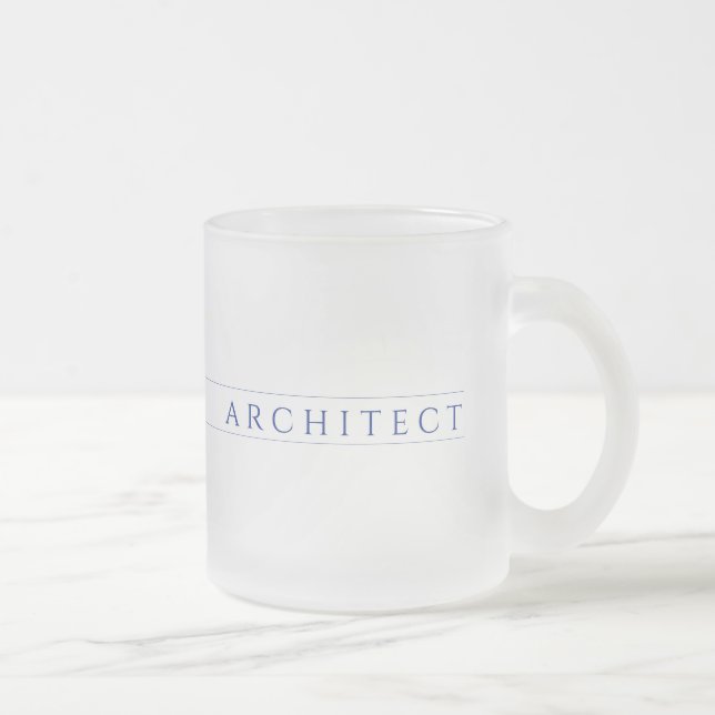 ARCHITECT Mattiert Glass Tasse / Navy Blue (Rechts)