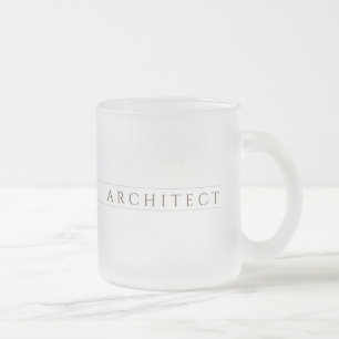 ARCHITECT Mattiert Glass Tasse / Sepia