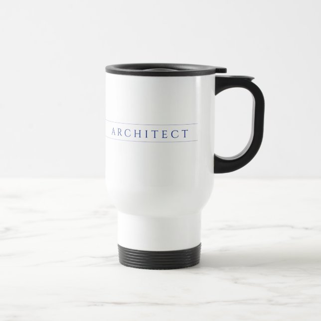 ARCHITECT Reisebecher / Navy Blau (Rechts)