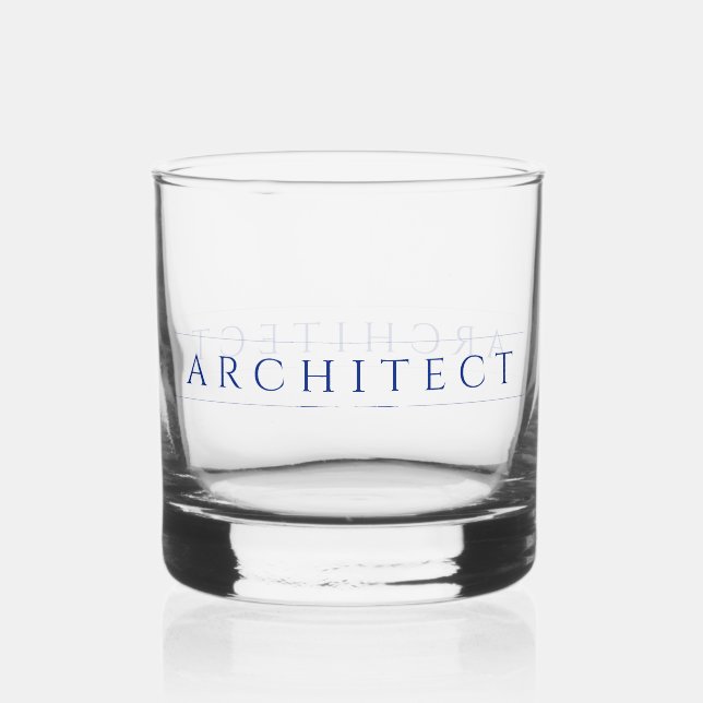 ARCHITECT Rocks Glass / Navy Blue Whiskyglas (Vorderseite)