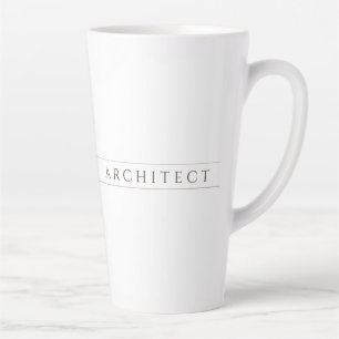 ARCHITECT Tall Latte Becher / Sepia Milchtasse