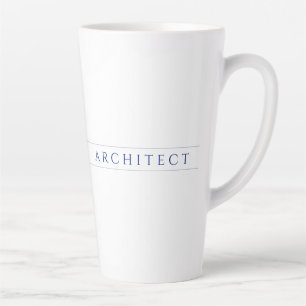 ARCHITECT Tall Latte Tasse / Marine