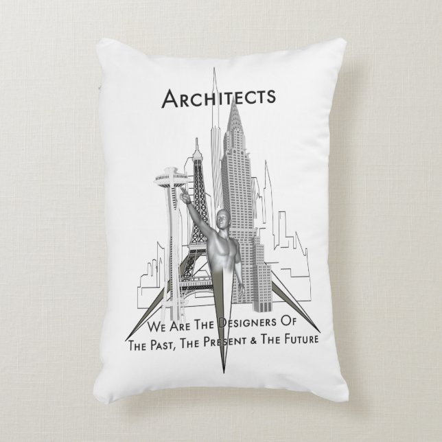 Architects Accent Pillow Zierkissen (Vorderseite(Vertikal))