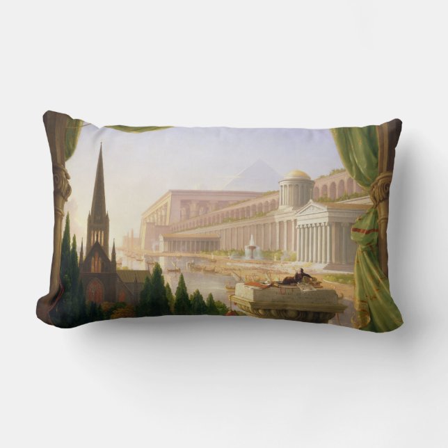 Architect's Dream (von Thomas Cole) Lendenkissen (Vorderseite)
