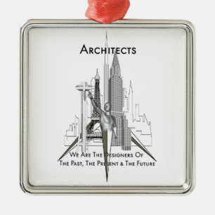 Architects Silbernes Ornament
