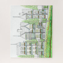 Architectural Viktorianisch Zuhause Jigsaw Puzzle