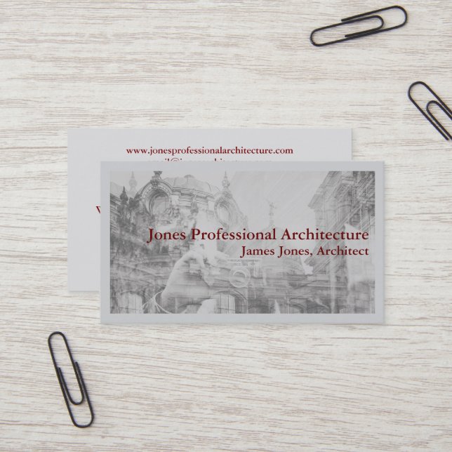 Architecture Zuhause Builder Business Card Visitenkarte (Vorderseite/Rückseite Beispiel)