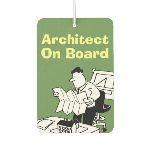 Architekt an Bord Autolufterfrischer